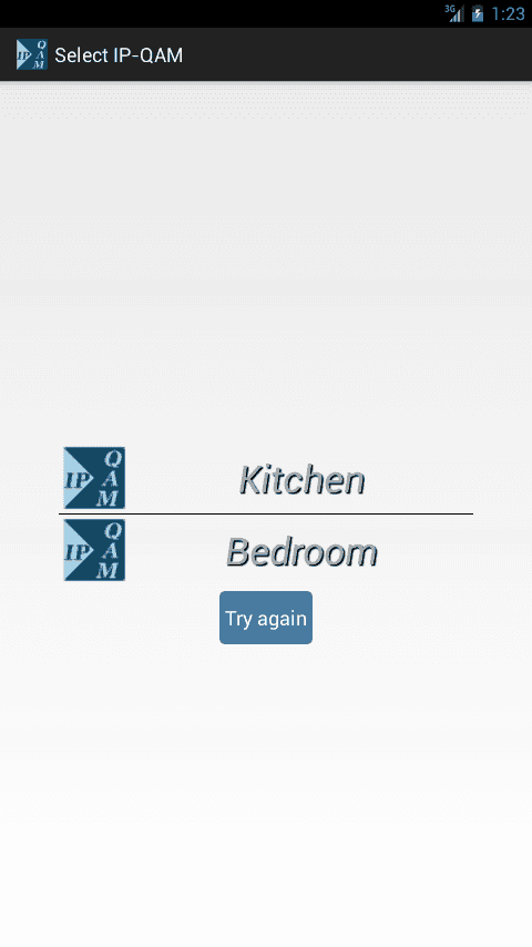 IPTV приставка IP-QAM від компанії Crypton: Робота з Second Screen. Виберіть активний пристрій IP-QAM.